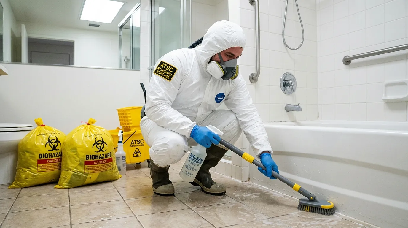 Decontamination equipment deployed for Blood Cleanup in Barberton